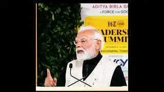 PM Modi speech 🎙️ on Hindustan Times📝 #pmmodi #hindustani #new #speech #asthana #every