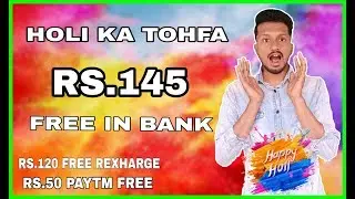 Earn Rs.150 Cash In Your Bank, Get Rs.120 Recharge Free, Earn 50 Paytm All User