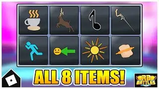 How to get ALL 8 ITEMS + LOCATIONS in RB BATTLES! (Activated Resonator) | Roblox RB Battles 3 Event
