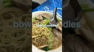 $2 Noodles in BANGKOK (Thailand Street Food) #Shorts