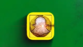 Epic SnapChat Logo Green Screen