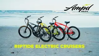 RIPTIDE Electric Beach Cruiser E-Bikes - Ampd Bros Australia