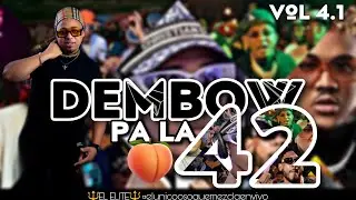 DEMBOW MIX VOL 4.1 PA LA 42 MEZCLANDO 🥃 EN VIVO 🔴 DJ PANDA RD