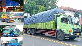 EDUUN HUNTING TRUK TRONTON DAN BUS SAMPAI MALAM JL RAYA PANGANDARAN