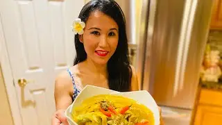 Khmer Somlar Machu Kreung With Beef Tendons & Eggplants By Somaly Khmer Cooking & Lifestyle