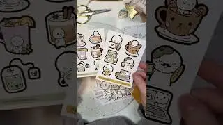 Воскресенье канцелярских товаров | Покупка наклеек от TheCoffeeMonsterzCo | Серия, эпизод 12