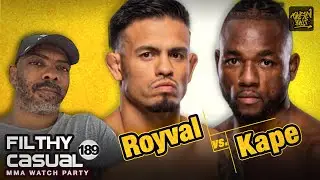 🔴 MAIN LIVE STREAM #UFCVegas112 Royval vs Kape || Filthy Casual MMA Watch Party No. 189