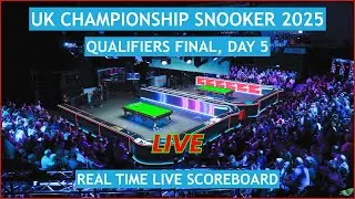 UK Championship Snooker 2025 Qualifiers Live Scores | Today Qualification Final, Day 5 Matches