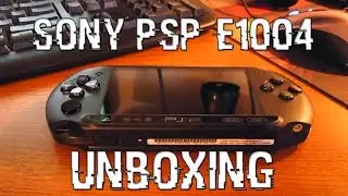 Sony PSP E1004 CB Street European Version Unboxing Video HD720p