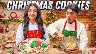 WE BAKED CHRISTMAS COOKIES FOR OUR ROOMMATES !! *they DIDNT LIKE them* 