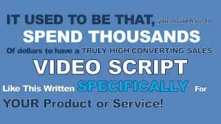 Sales Video Script Generator