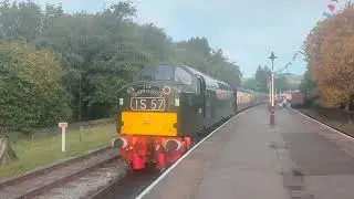 Class 40 Special. D345 and 40012 East Lancs Railway. Class 40 preservation society special.