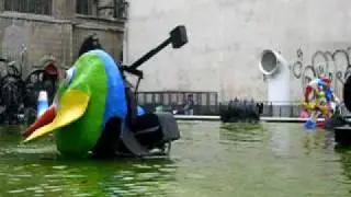 Water pond at the Pompidou
