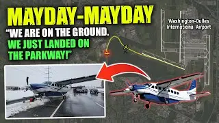 CLOSE CALL on the Parkway: Southern Airways Express Flight Forced to Land on Road [ATC Audio]