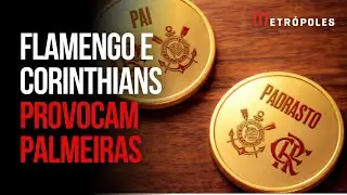 Supercopa: Flamengo e Corinthians provocam Palmeiras em publicação no Instagram; veja