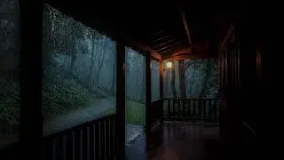 Besoin de sommeil &ndash; Ambiance pluie douce &ndash; Nuit pluvieuse autour de la maison &ndash; Apaisement 💫🌙
