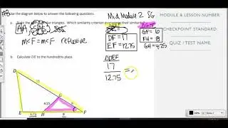 Eureka Geometry Mid-Module 2 Study Guide Q8