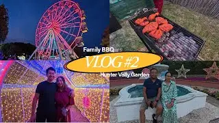 🎄✨Family BBQ & Magical Night at Hunter Valley Gardens Christmas Lights 🎡🔥