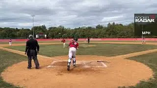 Buffalo Gap HS (2023) C/P/1B & ⁦‪Fairmont State‬⁩ commit Micah Canterbury w/ an RBI 2B down the line
