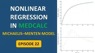 Nonlinear Regression in MedCalc | Michaelis&ndash;Menten Model Explained Step-by-Step | Episode 22