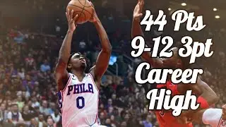 Tyrese Maxey Goes Crazy Shooting 9-12 3pt, 44 pts Career High vs Raptors 22/23 Season