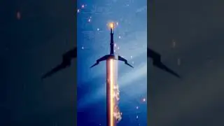 FLAME SWORD STUCK IN A BOULDER #blender #3d #3danimation #animation