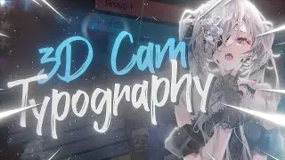 how to make 3d cam typography in alight motion - Tutorial AMV