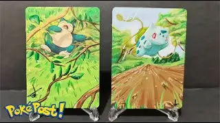 STUNNING Painted Pokemon Cards!! - PokePost #17 - Pokemon Mail Opening