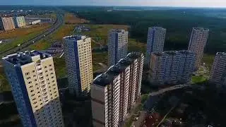 Микрорайон Новое Домодедово с высоты птичьего полета