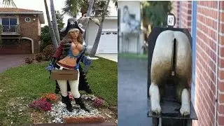 CRAZY AND WIERD Mail Boxes seen only in america