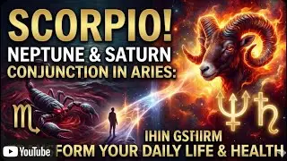 Scorpio! How is the Neptune in Aries + Saturn-Neptune conjunction in Aries going to affect you? 