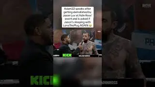 Adam22 speaks after getting demolished 😭 #rainbet #brandrisk #adam22 #jasonluv #boxing