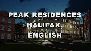 Introducing Peak Residences, Halifax, English