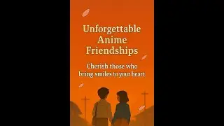 Unforgettable Anime Friendships 🌸 | Song Moments That Still Inspire #retroanime #90anime #animemusic