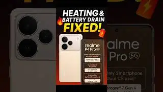 🔥 &ldquo;Realme P4 Pro ka heating aur battery drain problem solved in 30 sec!#shorts #techy