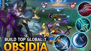NEW HERO MARKSMAN OBSIDIA SUPER OVER POWER!! MANIAC 33 KILL CARRY TIM ~ MLBB