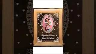 Personalized Wooden LED Frame &ndash; Together Forever | Romantic Gift for Couples by Giftous  #gifts