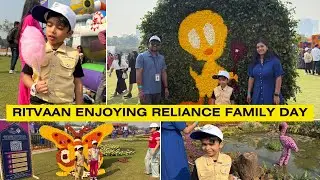 Ritvaan Enjoying Reliance Family Day 2025 | Reliance Corporate Park, Ghansoli, Navi Mumbai |#ritvaan