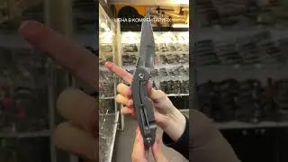 Складной нож Quartermaster Mr.Strickland stonewash сталь CPM-154, рукоять Gray Ti