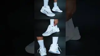 A'ja Wilson Nike A'ONE OG Pearl (white/silver) - On Foot