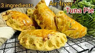 как приготовить мясной пирог в аэрофритюрнице / идеальный пирог с тунцом в аэрофритюрнице / рецеп...