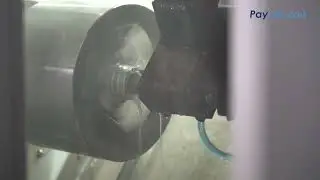 Machining multiple surfaces in one clamping on CNC turning center with Paycnc control system