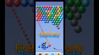 Bubble Shooter| Fireball is ready