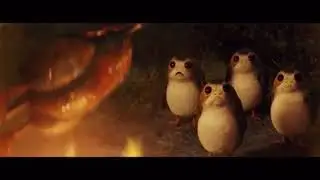 Chewbacca Eats A Porg Scene - The Last Jedi (1080p)