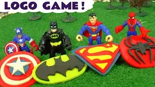 Fun Superheroes Badge Game With Funny Funlings