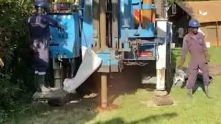 Drilling For Water.  Simply Explained. #EducationWithoutBorders #waterfor life