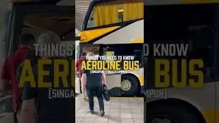 Singapore to Kuala Lumpur via Aeroline bus 🚌 #singapore #kualalumpur #travel #aerolinebus #tips