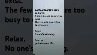 No One&rsquo;s Watching You. Build Anyway. #alphamindset #menmindset #lifelessons