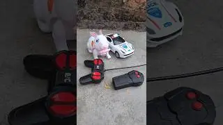 Remote Control Punni Ki Rc Police Car and Rabbit Unboxing and Testing 🤩