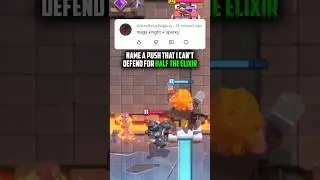Mega Knight + Sparky vs 6 elixir 💚